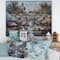 Designart - Vintage Waterside Life I - Traditional Print on Natural Pine Wood